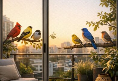 Glasflächen schützen – so bleiben Vögel sicher und Ihr Zuhause stilvoll